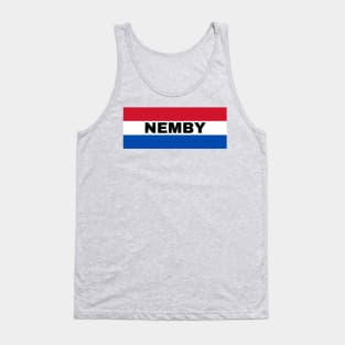 Nemby City in Paraguay Flag Colors Tank Top